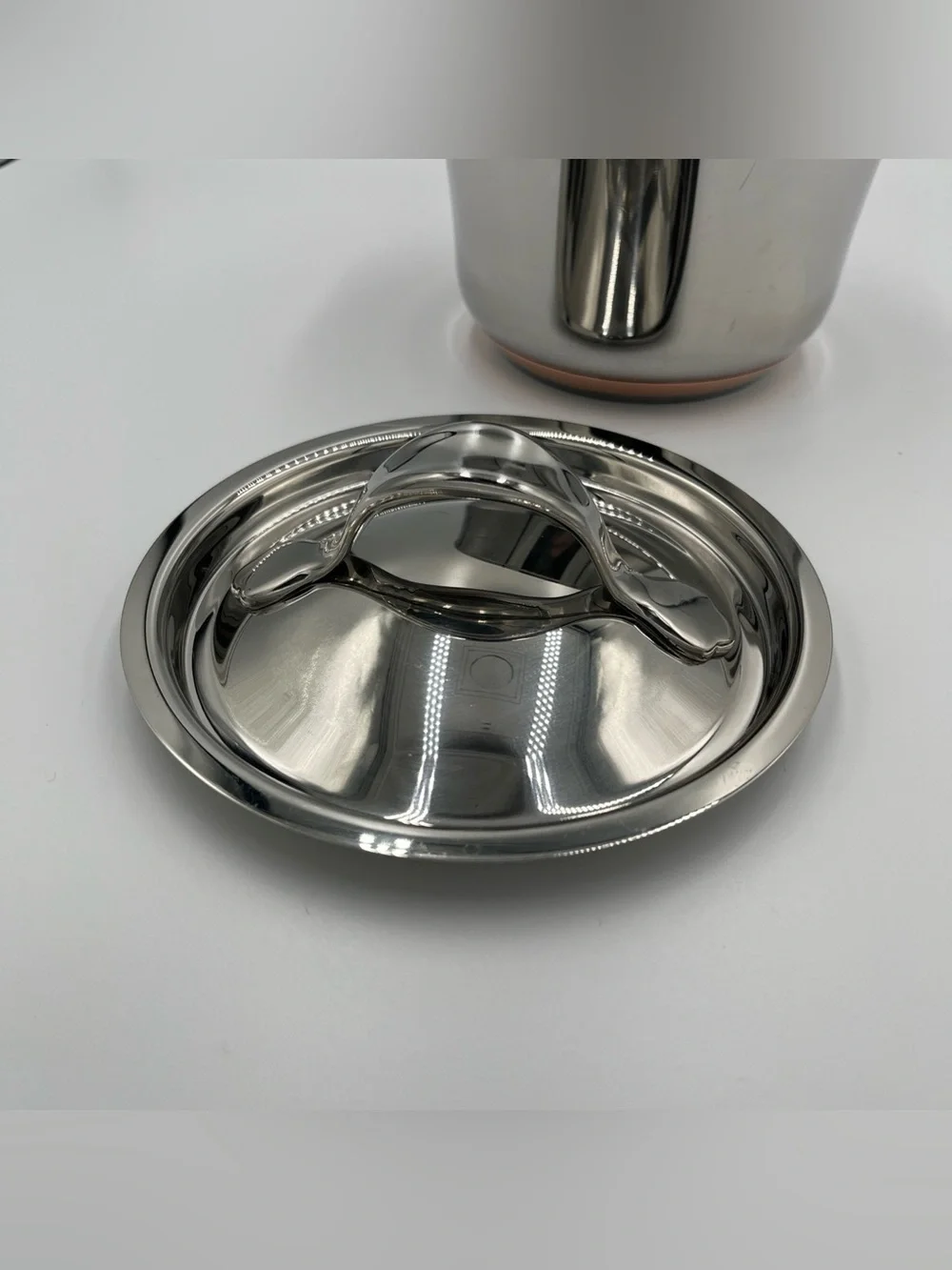 Anolon Nouvelle Copper Stainless Steel 1-1/4 qt. 1.2L Saucepan With Lid